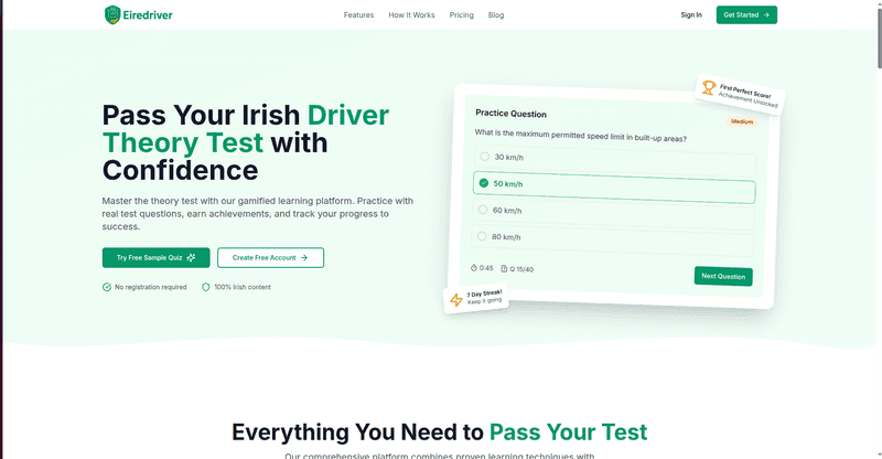 Eiredriver screenshot